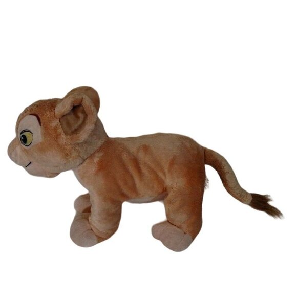 Authentic Disney Store The Lion King Simba Plush Stuffed Toy Cub Tan 12 inch - Picture 5 of 12